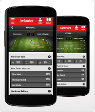 Mobile Sportwetten bei Ladbrokes