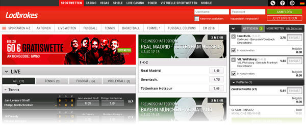 Ladbrokes Portal