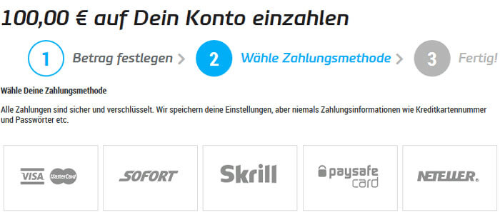 Einzahlen auf das Mybet Wettkonto Einzahlungsmethoden bei Mybet