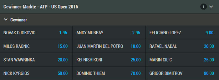 Tennis Wettquoten bei Mybet Mybet Tennis Wetten