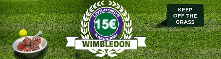 BetVictor 15 Euro Wimbledon Livewetten Bonus