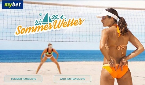 Zur "SommerWetter"-Aktion bei Mybet Sommerwetter Mybet