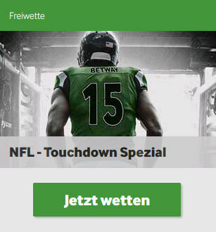 Betway NFL Freiwette