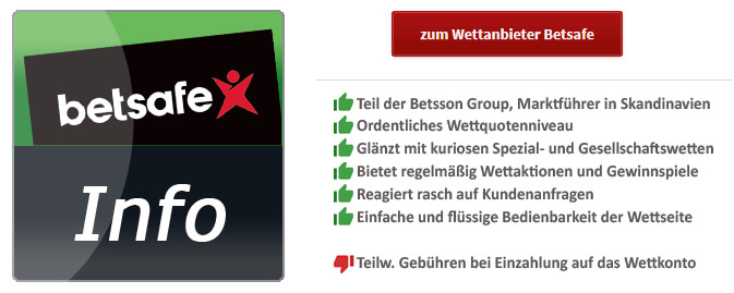 Betsafe Sportwetten