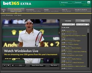 wimbledeon live Bet365 federer