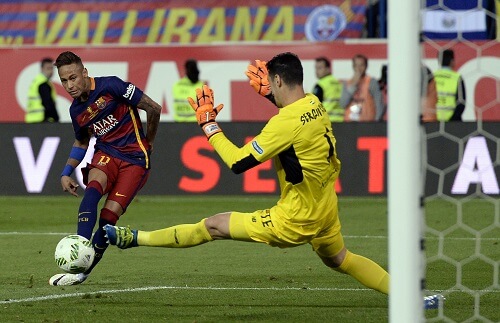 Neymar Tor vs. Sevilla - JOSEP LAGO / AFP / picturedesk.com - 20160522_PD9450 (RM)