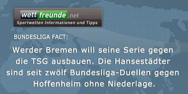 facts-wf-Bremen-12-Spiele-gegen-Hoffenheim-ungeschlagen