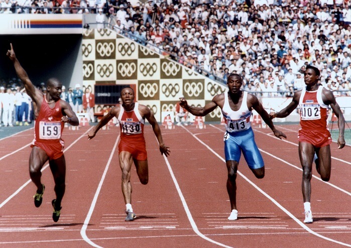 19880924_PD0009 (RM) Ben Johnson Olympia 1988 Seoul RON KUNTZ / AFP / picturedesk.com