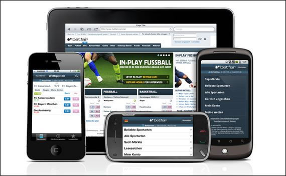 Betfair mobile Wetten