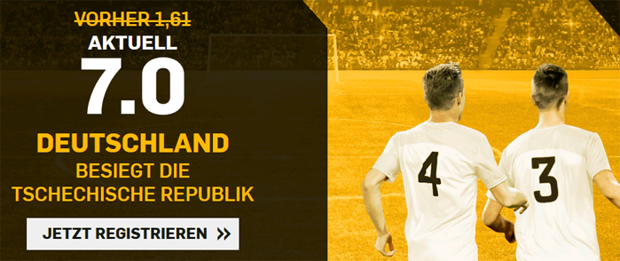 Super Quote Sieg Deutschland bei Betfair - WM Quali