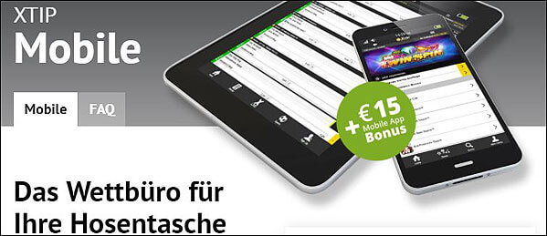 Das Mobile Sportwetten Angebot von XTip