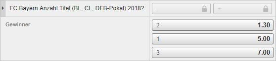 Holen Heynckes und die Bayern 2018 zum zweiten Mal das Triple? Bayern Triple Quote bei Bet3000