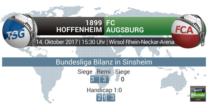 Statistik Hoffenheim - Augsburg