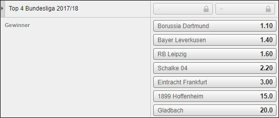 Saisonwetten Bundesliga Bet3000