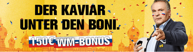 150 Euro WM Bonus Interwetten