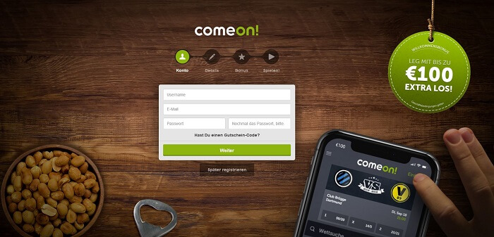 ComeOn Bonus