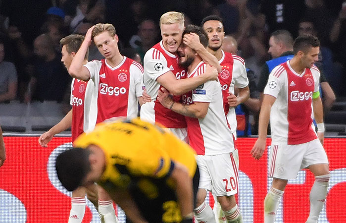 20180919_PD6273 (RM) Ajax Amsterdam AEK Athen © EMMANUEL DUNAND / AFP / picturedesk.com