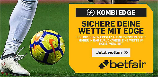 Screenshot zu Betfair Kombi Edge