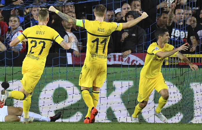 Bild zeigt Christian Pulisic vom BVB © Geert Vanden Wijngaert / AP / picturedesk.com