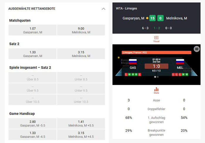 LeoVegas Livewetten