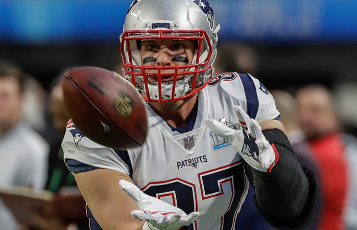 Rob Gronkowski (© Chris O'Meara / AP / picturedesk.com)