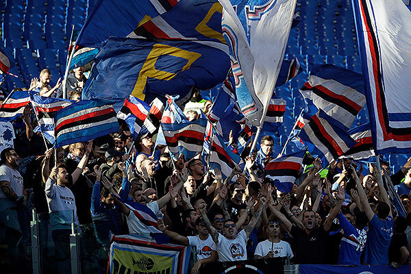 20181111_PD3563 (RM) Bild zeigt die Fans von Sampdoria Genua © Alessandra Tarantino / AP / picturedesk.com
