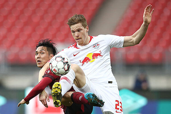 20190302_PD4138 (RM) Bild zeigt Marcel Halstenberg RB Leipzig © Daniel Karmann / dpa / picturedesk.com