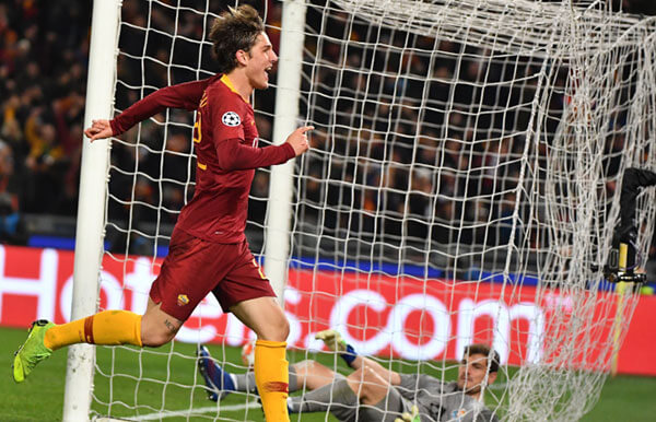 20190220_PD15047 Bild zeigt Nicolo Zaniolo, AS Rom (© ANDREAS SOLARO / AFP / picturedesk.com)