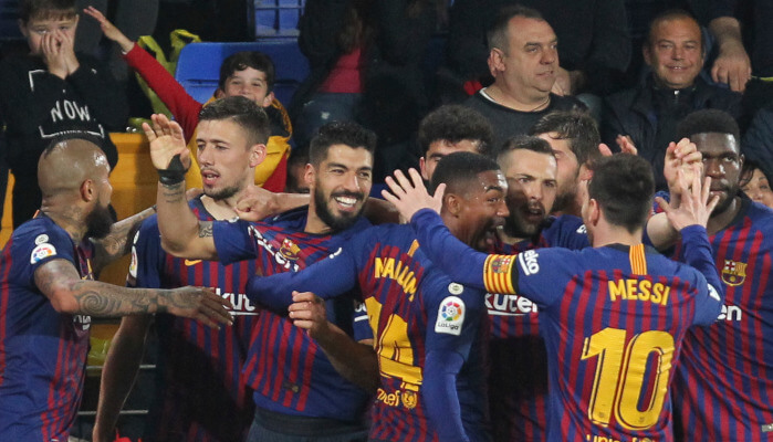 Barcelona Atletico Tipp © Alberto Saiz / AP / picturedesk.com