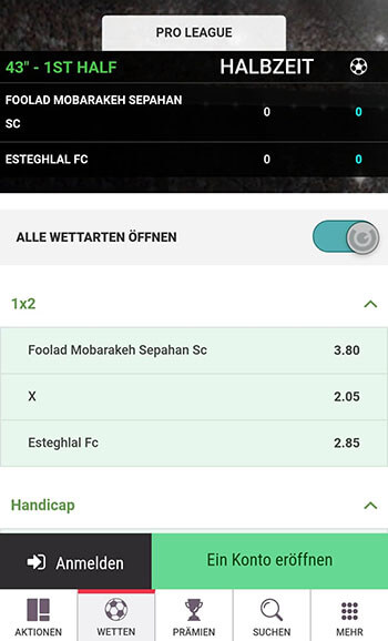 Guts Livewetten