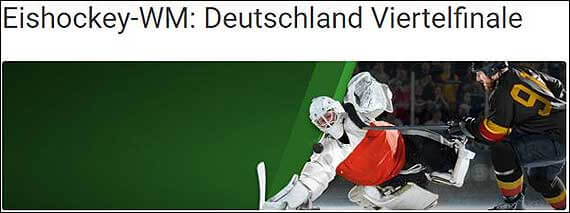 Unibet Eishockey WM Boost Deutschland Viertelfinale