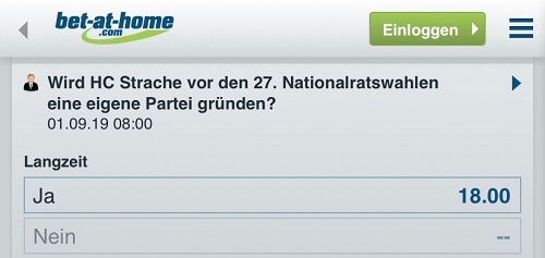 Strache Comeback Prognose