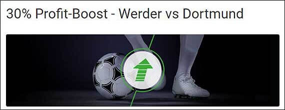 Unibet Bundesliga-Boost Werder - Dortmund