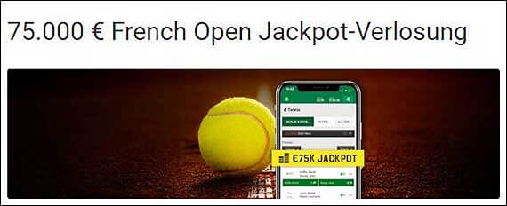 Unibet 75000 Euro Jackpot French Open 2019