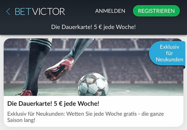 Gratiswetten BetVictor