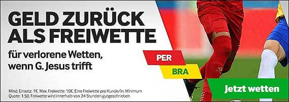 Copa America Freiwette Peru - Brasilien