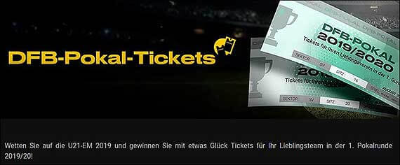 Bwin Aktion: Auf U21-EM tippen und DFB-Pokal Tickets gewinnen