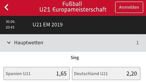 Wer gewinnt die U21 EM 2019