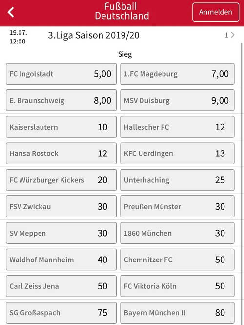 3. liga auftakt