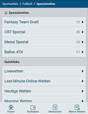 Bet-at-home Spezialwetten