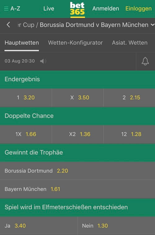 supercup bayern bvb
