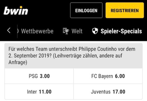 Coutinho Bayern