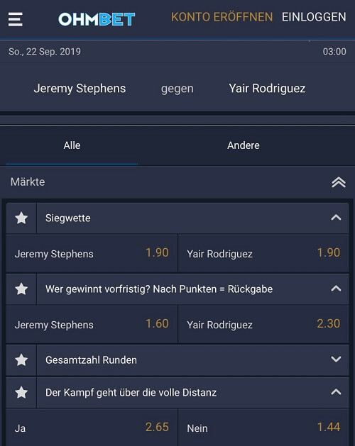 ufc rodriguez stephens