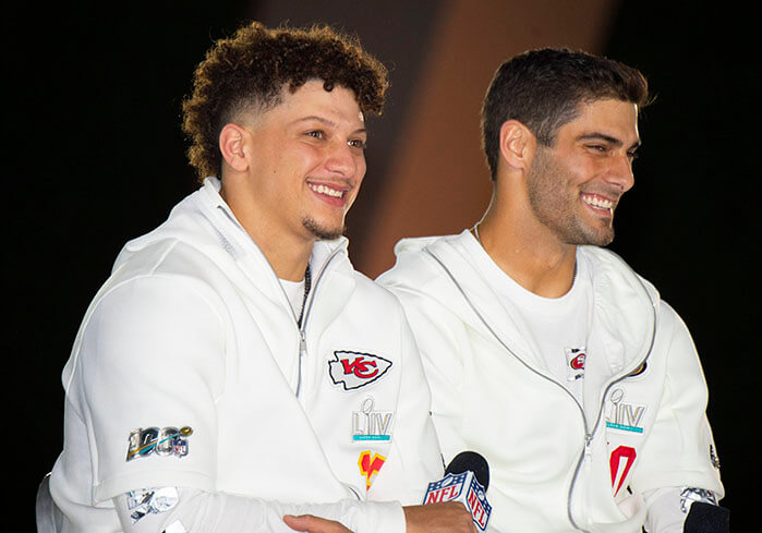 Garoppolo Mahomes Super Bowl Wetten