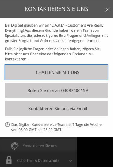 digibet-kundenservice