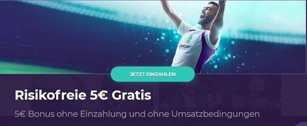 Betzest Freebet ohne Einzahlung