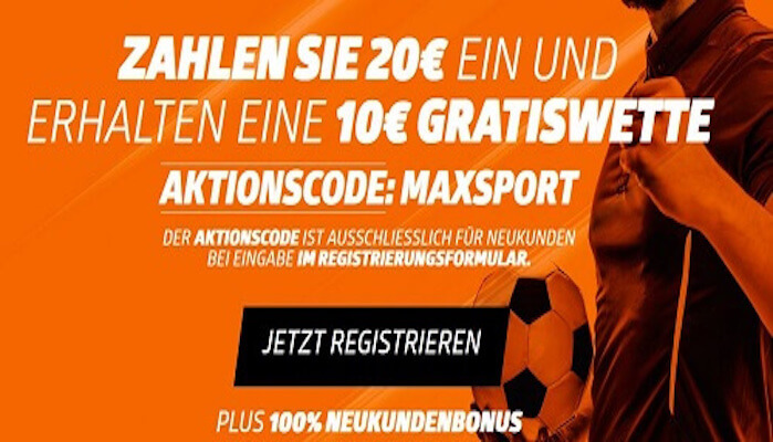 Betano: 100€ Bonus & 10€ Gratiswette