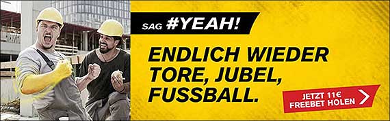 Bundesligastart! 11€ Gratiswette bei Interwetten