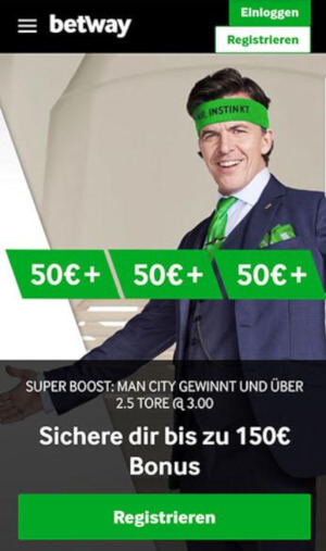 Betway Quoten Booster