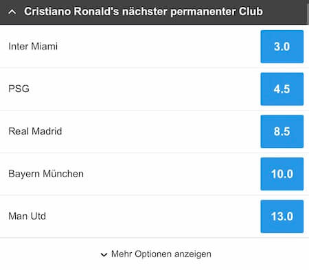 Bayern Transfergerüchte Ronaldo